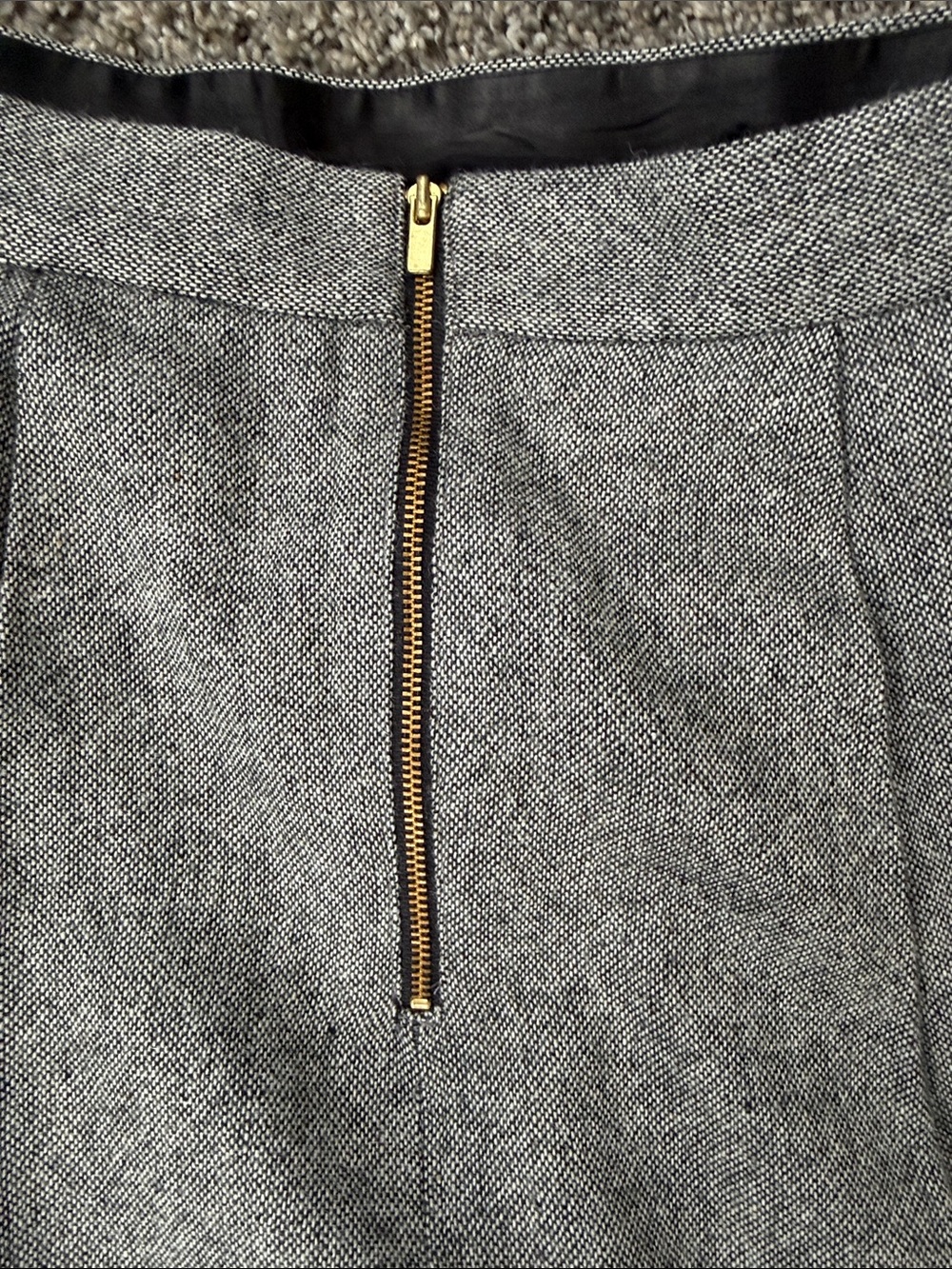 Banana Republic Tall Wool Tweed Midi Skirt - Picture 4 of 6